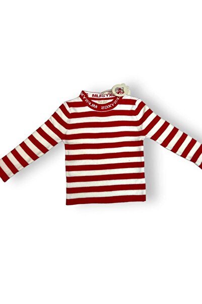KidsMagazin Pulover roșu cu dungi albe