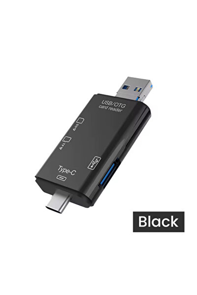 Bİ TIK BİLİŞİM 6-in-1 Functionality Otg Tf Sd Converter Card Reader