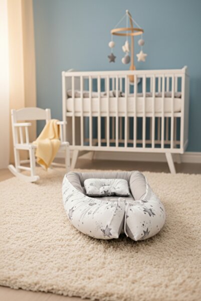 Al Fajr Babys سرير نوم محمول للأطفال من ستار دريم، قطعتان، مناسب للأطفال من ع...