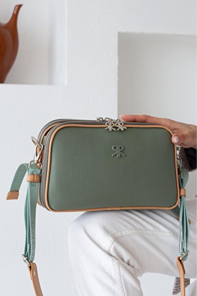 Çanta Trend Polo of Colors Green Women's Shoulder Bag