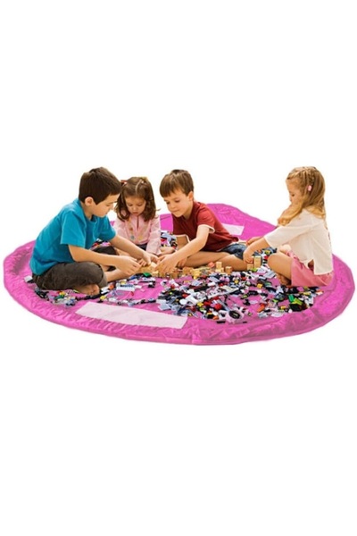 İSP Χαλί παιχνιδιού και τσάντα οργάνωσης αποθήκευσης παιχνιδιών, 2 σε 1