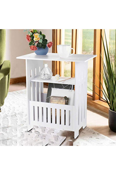 genric طاولة قهوة مربعة حديثة من OneDcor - طاولة صغيرة جانبية لغرفة النوم أو ...