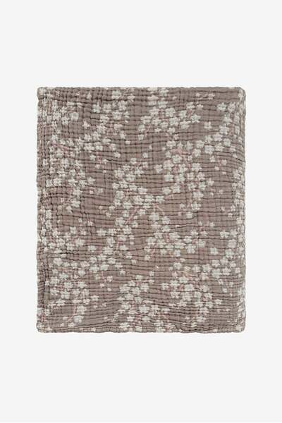 Barine Wildflower Patterned Cotton Gauze Bedspread