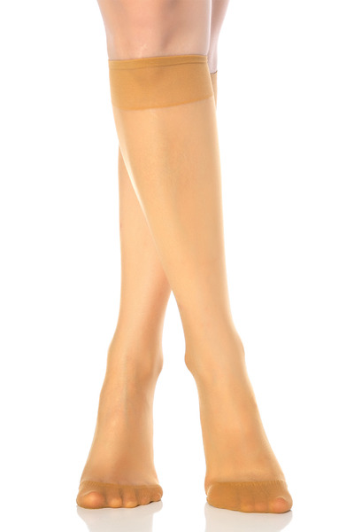 HRN Textile Women's Shiny Thin 15 Denim Pantyhose