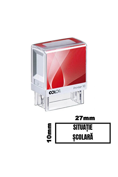 Colop Printer Stampila SITUATIE SCOLARA de birou 27x10mm