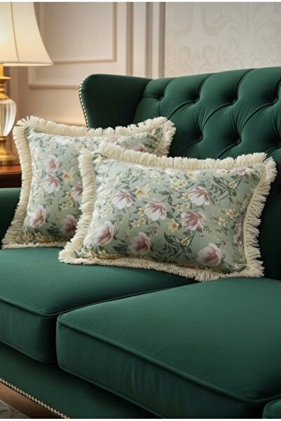 JACA Set of 2 Square Throw Pillows (45X45Cm)