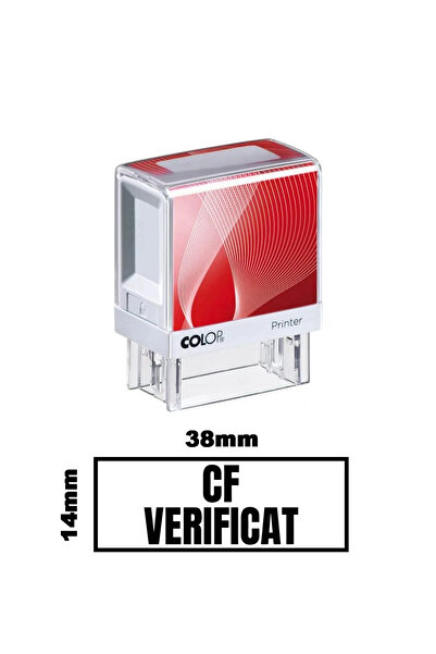 Colop Printer Stampila DE BIROU CF VERIFICAT de birou 38x14mm