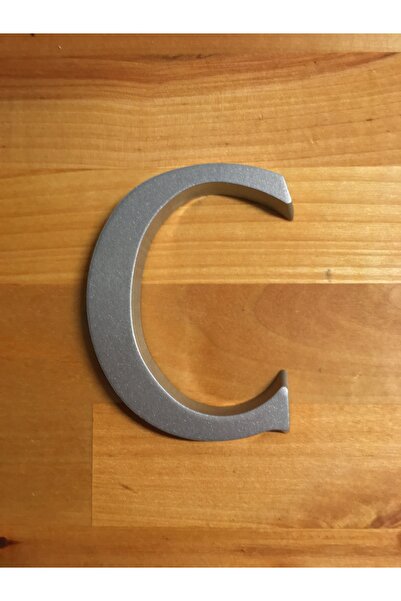 ICON TOOLS LETTER, ALUMINUM, 105 MM, SILVER, / LETTER C/
