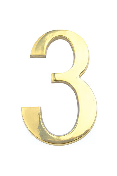 ICON TOOLS NUMAR CASA, ALAMA, LUCIOS 200 MM, CIFRA "3"