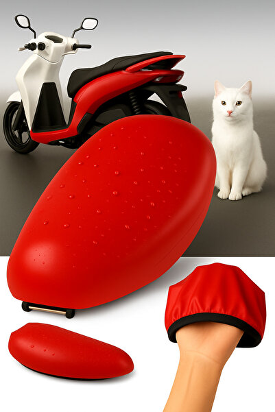 lawrenceshop Husa pentru șa din piele pentru motocicletă 50 cc Husă pentru șa...