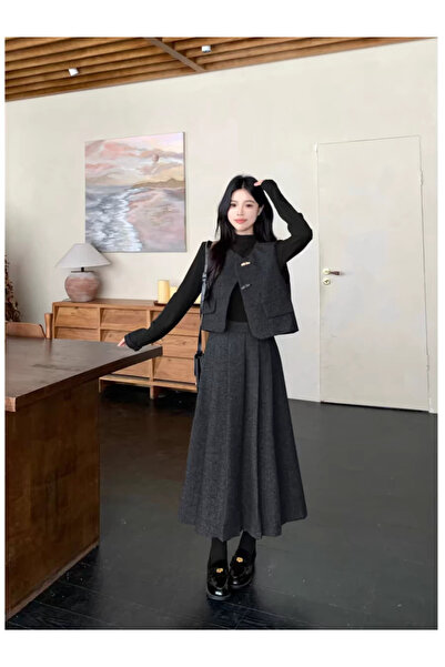 1way Elegant dark gray set