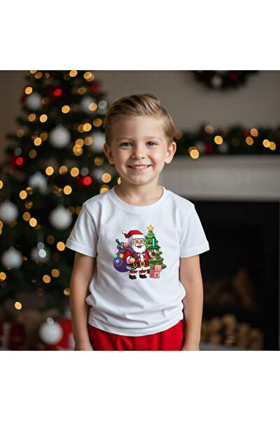 matelio Παιδικό μπλουζάκι Minecraft Άγιος Βασίλης