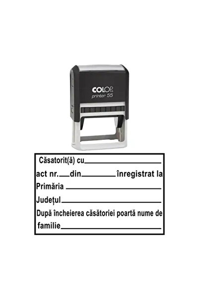 Colop Printer Stampila de birou COLOP Stare Civila M3 - 60-x-40-mm, negru