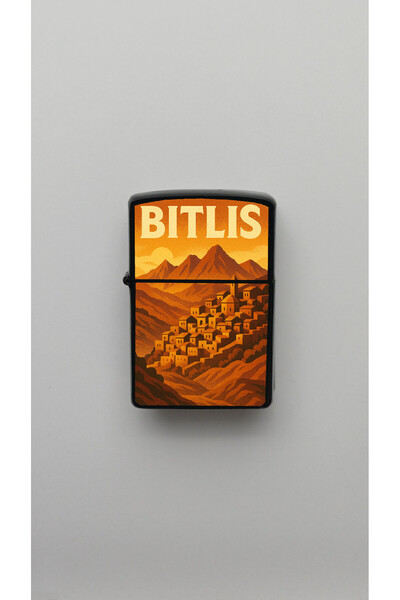 diğerr1 Bitlis Retro Vintage - Benzinli Siyah Çakmak (Magnet Hediye)