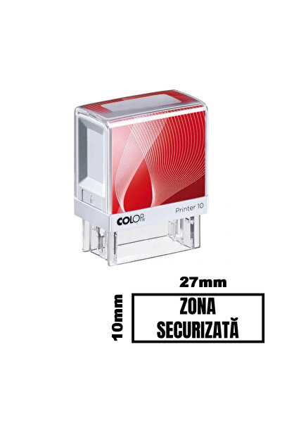 Colop Printer Stampila ZONA SECURIZATA de birou 27x10mm