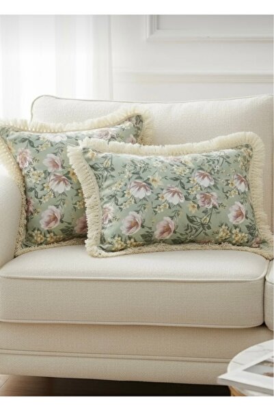 JACA Set of 2 Square Throw Pillows (45X45Cm)