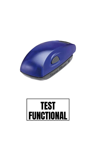 Colop Printer Stampila de buzunar TEST FUNCTIONAL 14x38mm