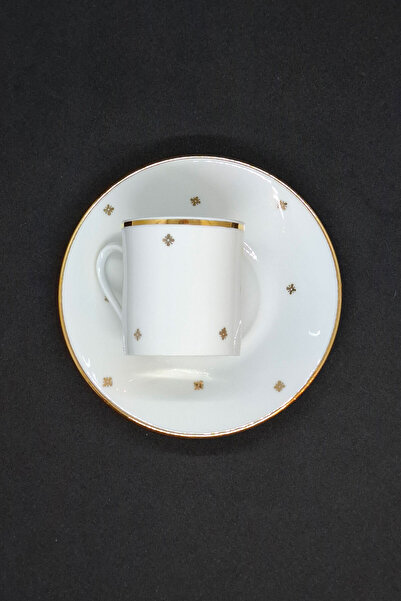 ABBETC Fragonard Prince&Princess De Luxe France Porcelain Turkish Coffee Cup and Saucer 90 ml