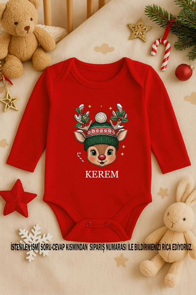 MODA ملابس داخلية مخصصة لعيد الميلاد ورأس السنة الجديدة B مطبوع مصنوعة من الق...