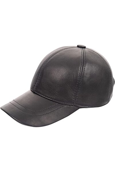 ERAT TİCARET Genuine leather - kaşe - unisex baseball cap - adjustable leathe...