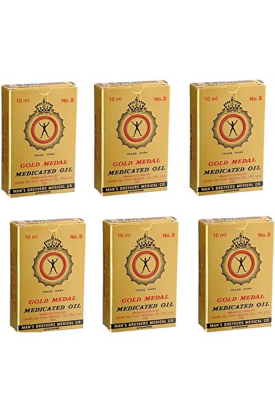 Gold Medal زيت مسكن للألم طبي 10 مل (عبوة من 6 قطع)