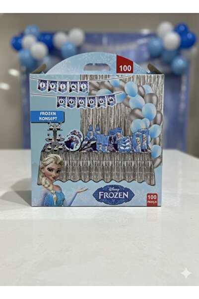 Mebey Home Disney Frozen Concept 100 Piece Happy Birthday Set