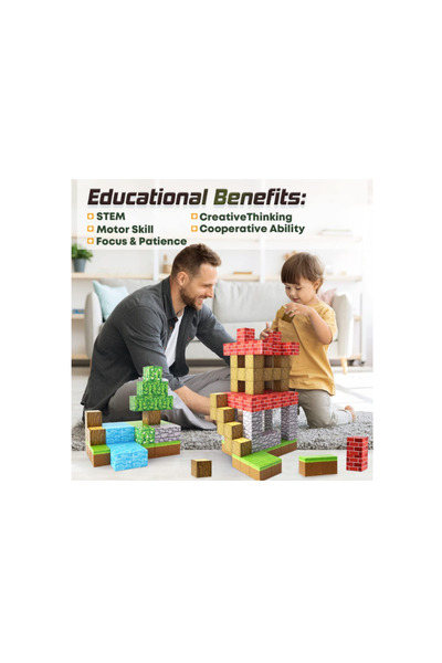 OEM Magnetic construction set, Multicolor, 2x2x2cm, 106 pieces