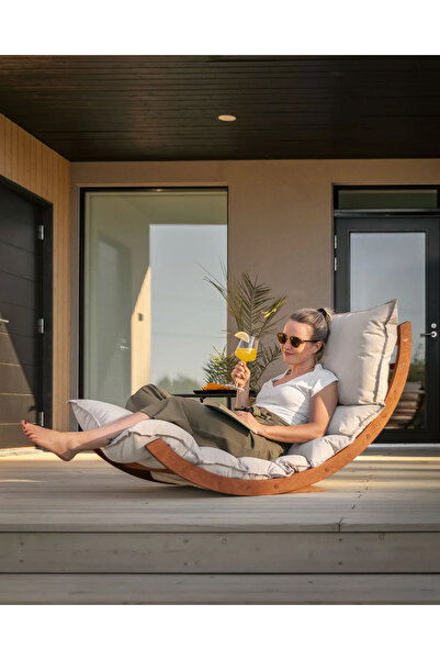 HD POSTER Doğal Ahşap Denge Tahtası – Minder Dahil | Yetişkin ve Çocuklar İçin