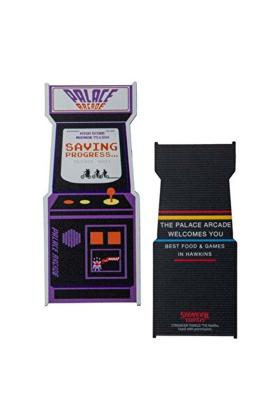 Cinereplicas Semn de carte metalic Stranger Things Stranger Things Arcade
