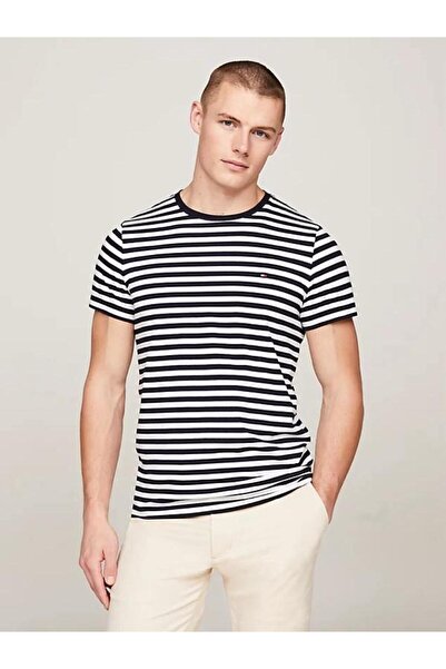 Tommy Hilfiger Organic Cotton Çizgili t-shirt