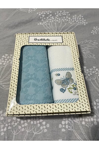 Özdilek Daisy Border 2 paketa u kutiji 50*90 cm plava