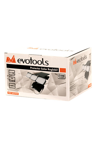 Evotools Adjustable Solar Floodlight 2 W 2
