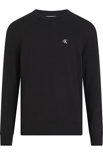 Calvin Klein MODERN CREW NECK SWE Erkek Siyah Sweatshirt
