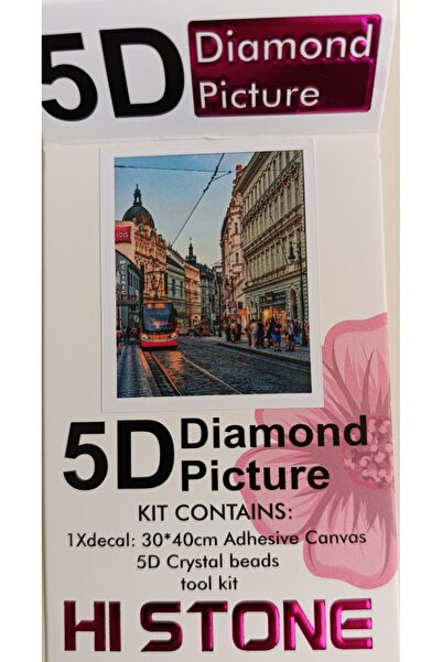 mentaş grup Diamond Painting Beaded Tapestry Mosaic Puzzle Crystal Stone Board 40X30 Kit Full Set