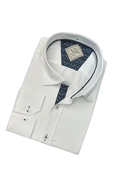 GÖMLEK GALERİSİ Slim Fit Slim Fit Oxford Woven Men's Shirt