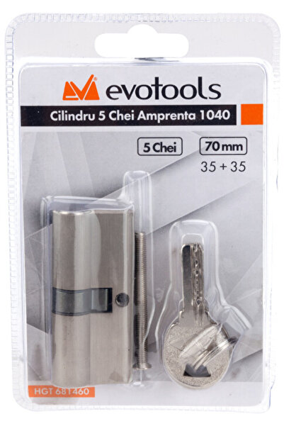 Evotools Cylinder 5 Keys Imprint 1040 70 mm 35-35 mm