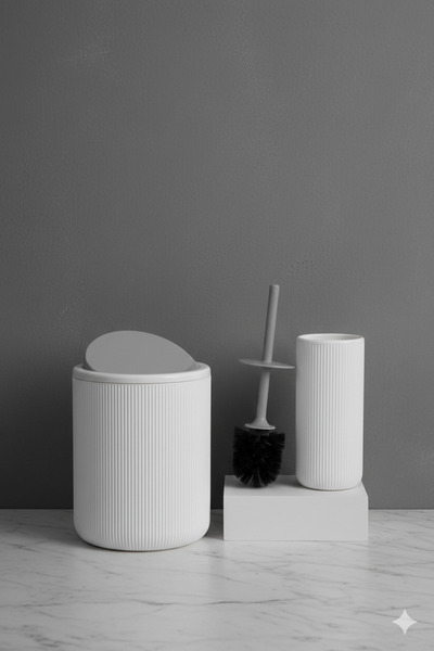 Madame Coco Martin 2'li Banyo Seti - Ekru