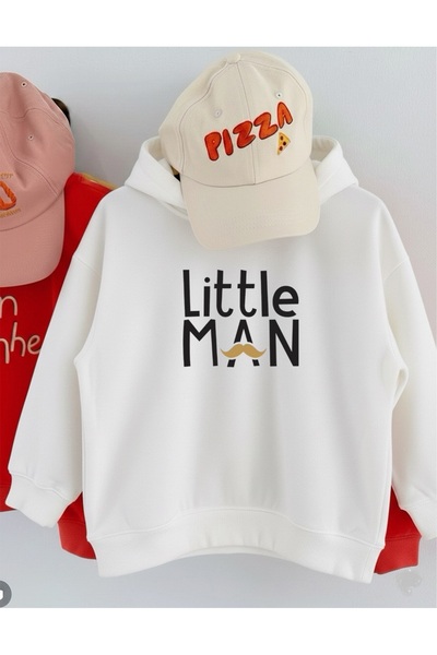 LORVEX قصة فضفاضة سويت شيرت للأولاد – ليليت مان بيكد مطبوع