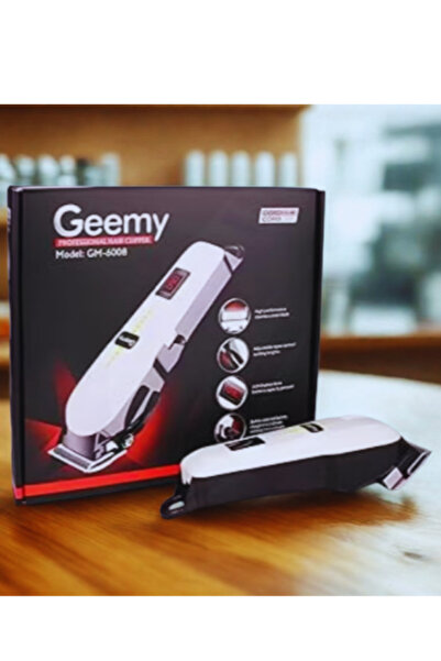 Geemy GM-6008 Professional Hair Clipper – Stainless Steel Blades – Corded and...