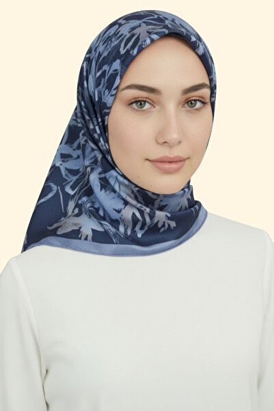 Karaca Eşarp KARMA DESEN RAYON EŞARP - LACİVERT
