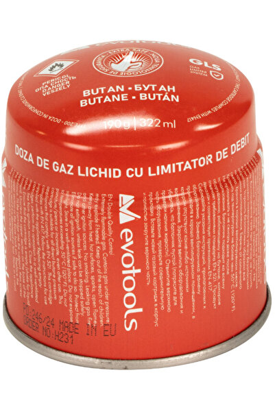 Evotools Cană de gaz lichid cu supapă 0,4 l