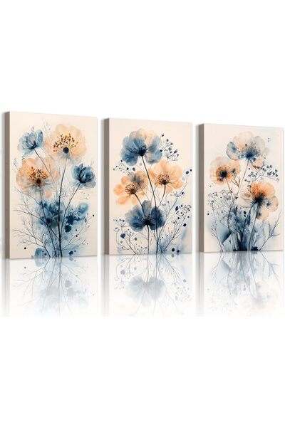 ALAYRA International لوحة فنية جدارية من قماش بوهو البسيط 30×40 سم - ديكور مح...