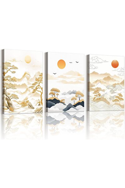 ALAYRA International لوحة فنية جدارية من قماش بوهو البسيط 30×40 سم - ديكور مح...