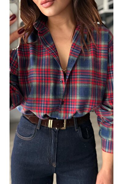 Oslove Blue-red plaid forester shirt