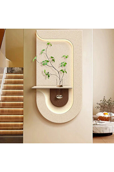 HD POSTER 50 x 90 CM Modern Ledli Duvar Tablosu – | Gizli Aydınlatmalı Dekora...