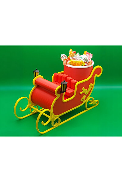 axelon وعاء على شكل زلاجة عيد الميلاد |   عربة سانتا كلوز - ديكور السنة الجدي...
