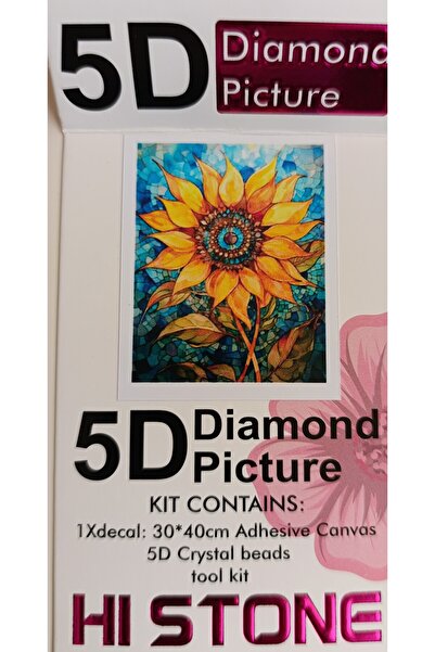 mentaş grup Diamond Painting Beaded Tapestry Mosaic Puzzle Crystal Stone Board 40X30 Kit Full Set