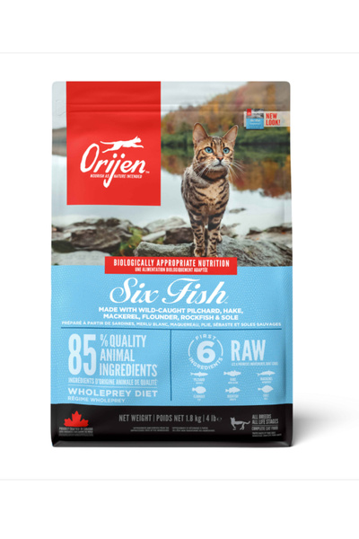 Orijen Six Fish Kedi Maması Tüm Irk ve Yaşam evreleri