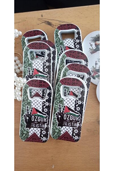 Özel Tasarım Özgür Filistin Temalı Plastik Açacak