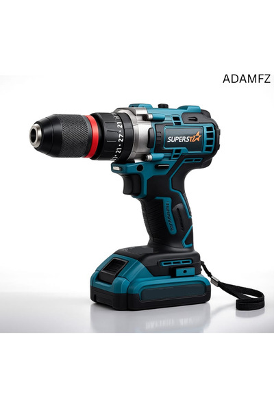Superstar Brushless Cordless Drill 48V, 3300RPM, 6.0Ah, 50Nm – Pro Power Tool